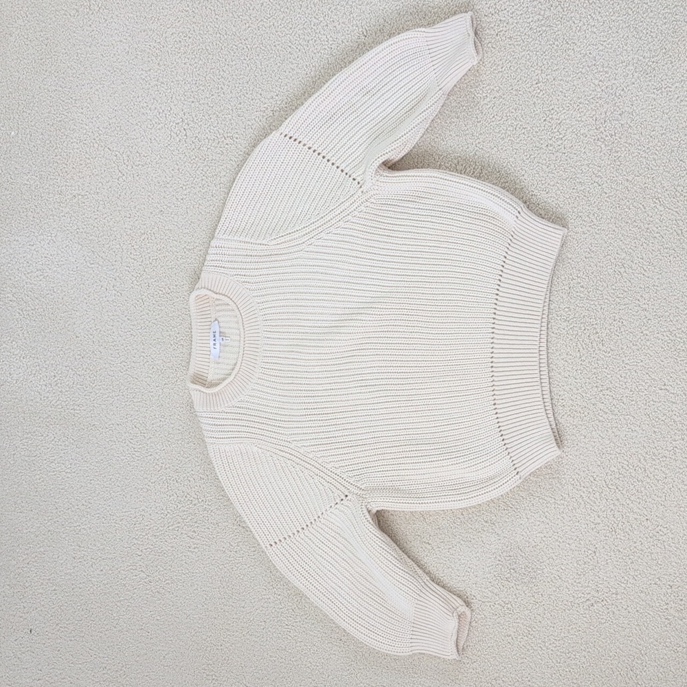 FRAME Drop Needle Crew Neck Sweater - Picture 5 of 9